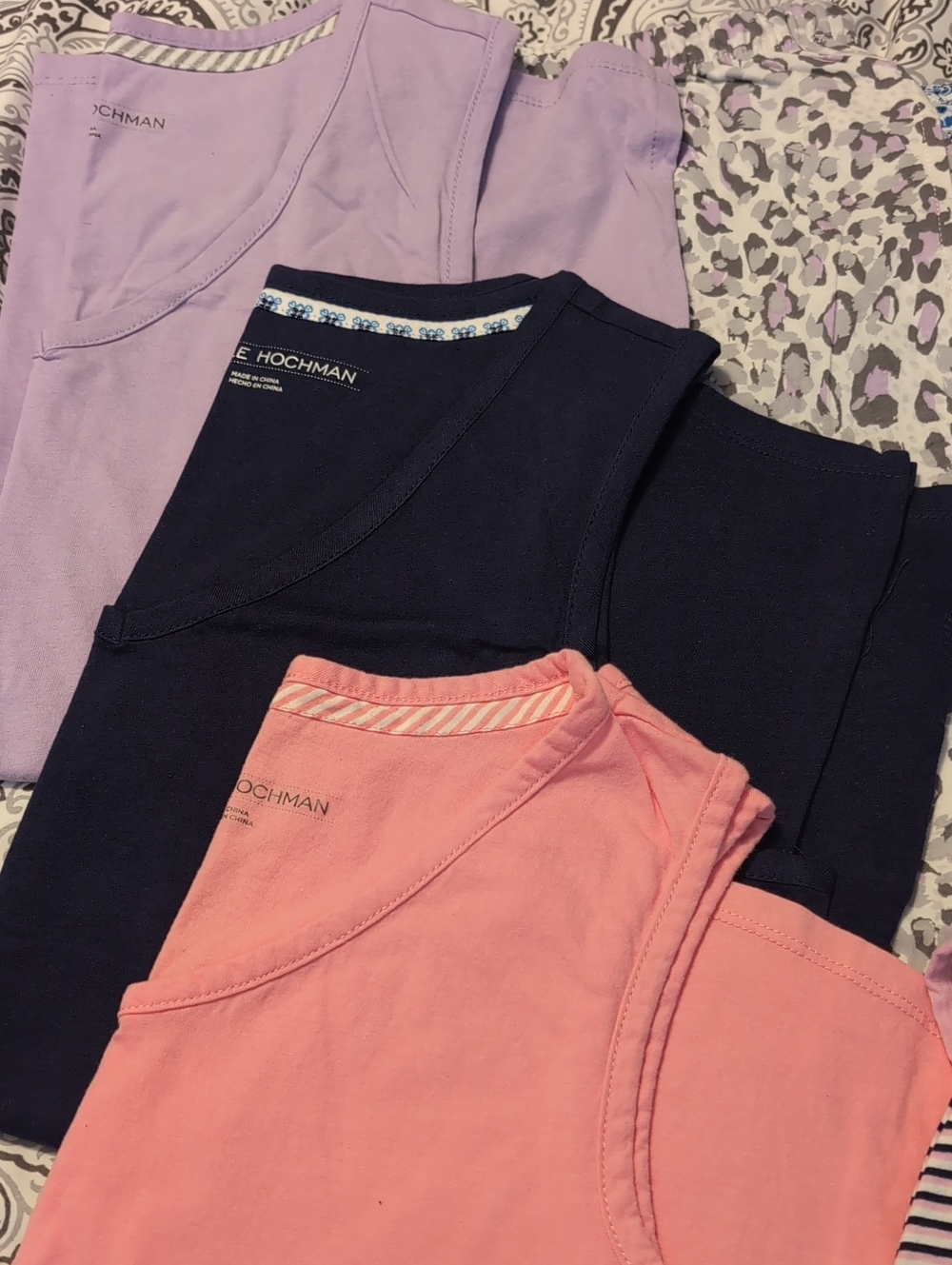 NEW Carol Hochman 7 PC Set pajama capris and tops
